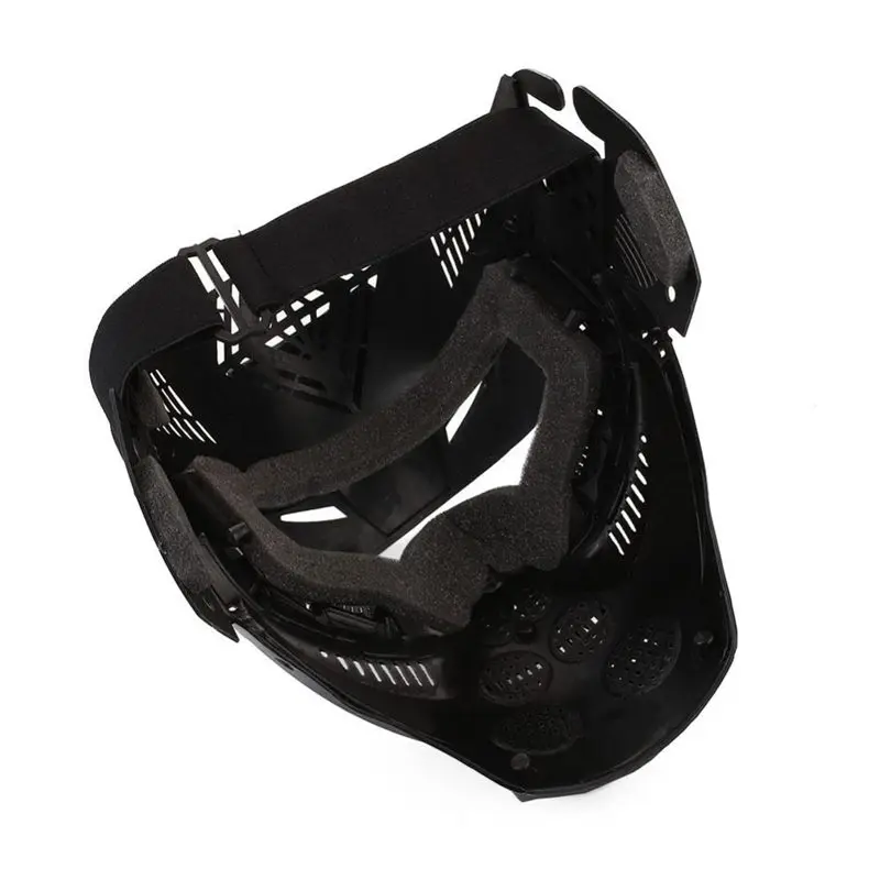 Тактическая наружная маска для объектива полное лицо дышащая Cs охотничья Военная армейская страйкбольная защитная маска аксессуары- черный#8