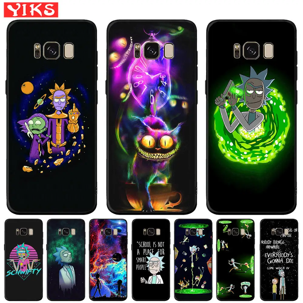 

Funny Rick and Morty Cartoon Anime Phone Case For Samsung Galaxy S10e S10 Plus S9 S8 Plus Note 8 9 S7 Edge Silicone Cover Coque