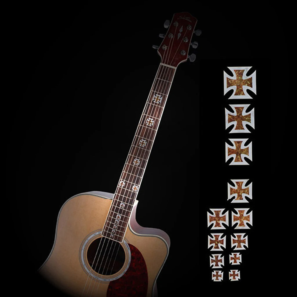 Electric Acoustic Guitar Neck Fretboard DIY Stickers Guitar for Musical Practicers 