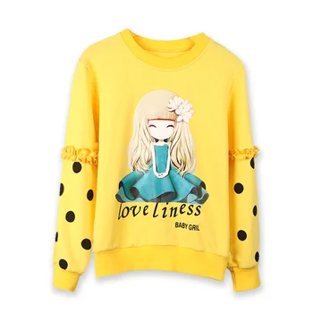 

Baby GIrls Blouse Shirts Autumn Long Sleeve Cartoon Children Sweatshirts For Girls School Blouses Fashion Cute kid Shirt Costume