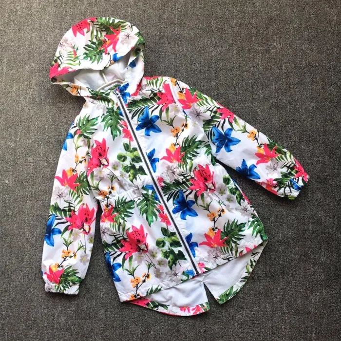 

children/kids/girls spring/summer jacket windproof parka, trench, windproof jacket, shower resistance, size 7 to 12Y