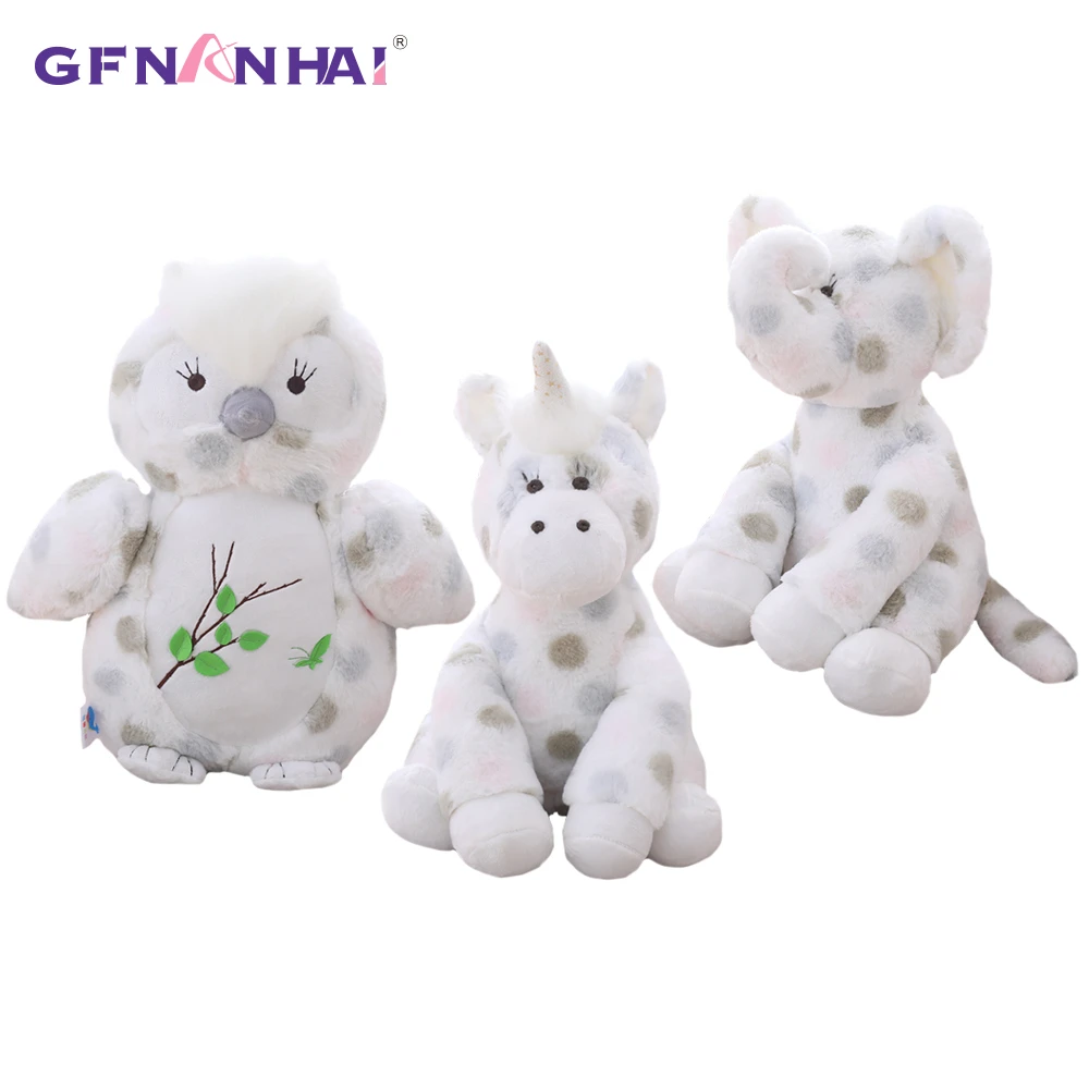 polka dot elephant stuffed animal