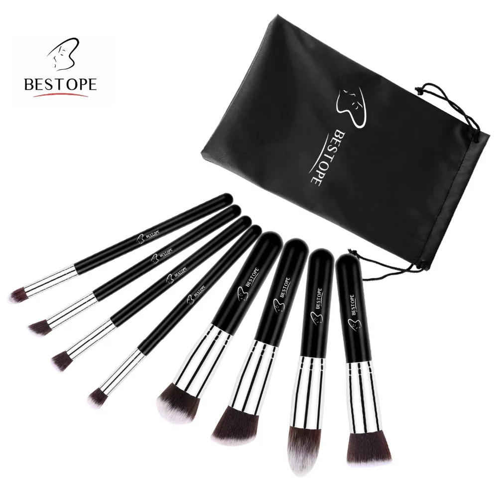 BESTOPE 8PCS Maquiagem Makeup Brushes Set High Quality Make up Brush tool Set Professional Foundation Blush
