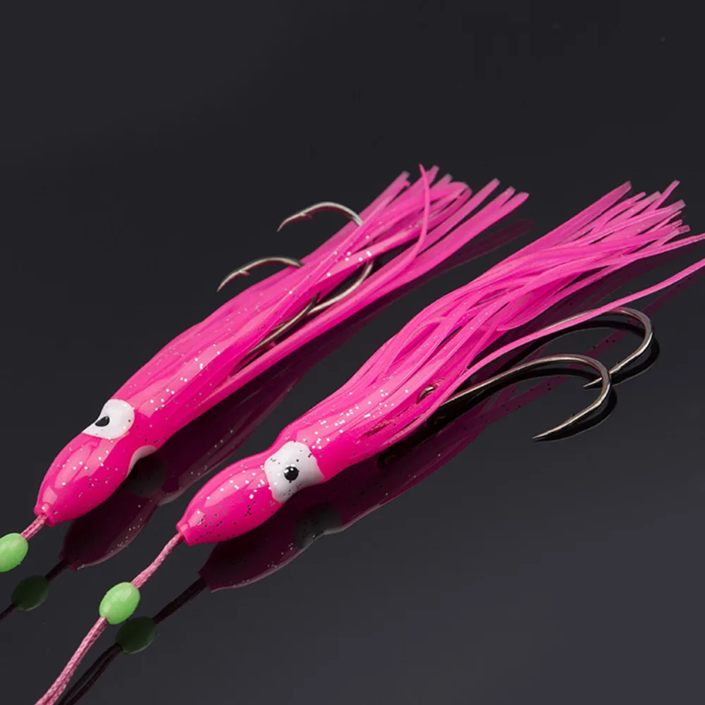 

2Pcs Vissen Lokt Pesca Inchiku Helpen Haak Vissen Accessoires Octopus Jigs Squid Jig Haken Geschikt Voor Inchiku Jigs