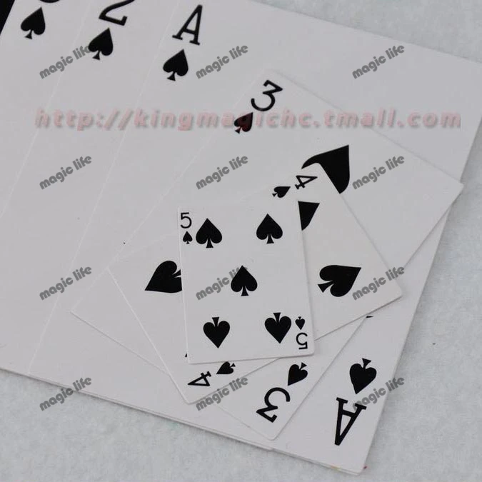 

Wholesale who is biggest card sets cards group card magic sets magic tricks magic props 5pcs each lot