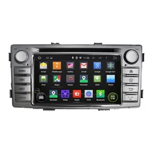 6.2 Inch 1Din Quad Core Android 5.1 Car DVD Player For Toyota For Hilux 2012 Stereo Car Multimedia Player Free 8GB MAP Card