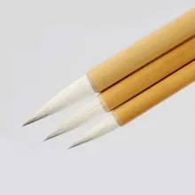 3 шт./компл. Высококачественная кисточка для китайской каллиграфии ручка для шерсти и ласка множество волокон кисть для письма четыре драгоценности Scholar