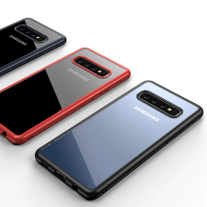 

Applicable to Samsung s10 mobile phone case Galaxy s10plus mobile phone case transparent silicone drop protection sleeve s10e