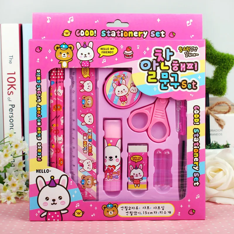 cheap stationery set 10pcs
