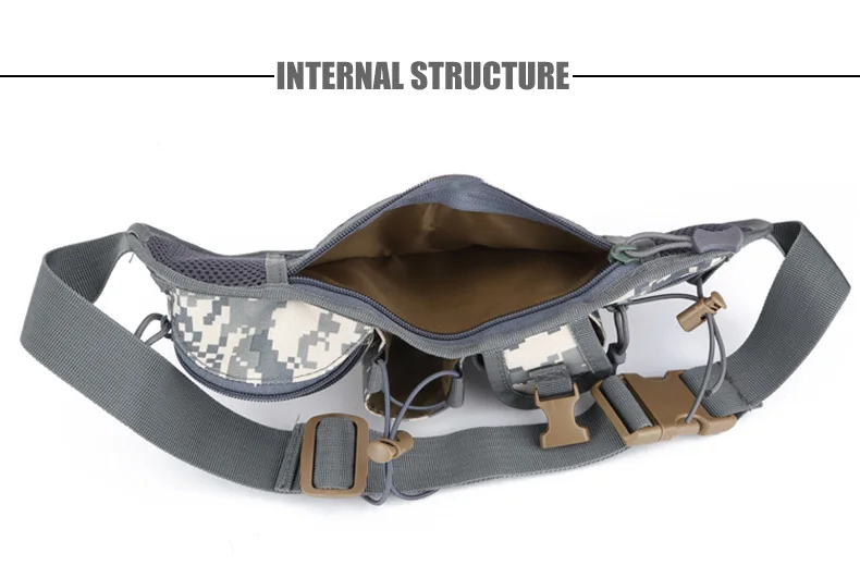 Поясная Сумка для туризма армейский водонепроницаемый рюкзак треккинг тактический камуфляж военная сумка мобильный кошелек чехол для телефона XA913WD