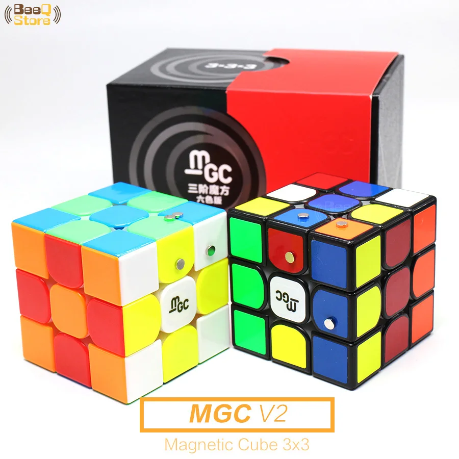 Магнитный нео-куб 3x3x3 Mgc V2Magic Cube Скорость 3x3 Yongjun головоломка Cubo Magico на магнитах Игрушки для мальчиков обучающий ручной Спиннер