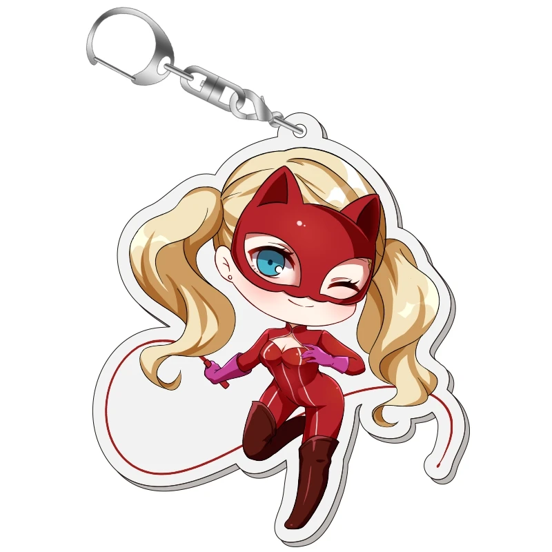Persona5 Ren Amamiya Cute Acrylic Pendant Keychain Phone Charm Cosplay Gift Fashion Key Chains (6)