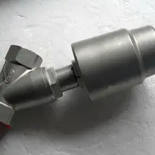 1.5 ''(1-1/2'' ') dn40 Высокое качество Пневматический Угол седла Поршневой клапан с Нержавеющая сталь привод