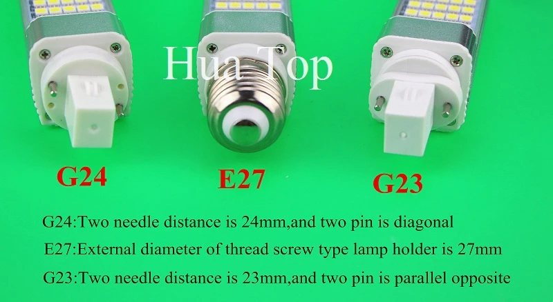 Лампада E27 G23 G24 8 Вт 10 Вт 12 Вт 15 Вт 18 Вт 30 Вт 5730 5630 SMD AC85V-265V горизонтальная розетка лампа Bombillas PL Светодиодная кукурузная лампа точечный светильник