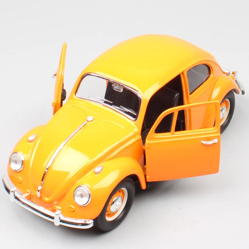 1:24, классический Мини Жук супержук, 1967, винтажная литая машина, миниатюрная металлическая модель, масштаб, жук, автомобиль, автобус, игрушки, подарки для коллекции