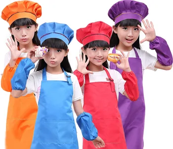 

Cute Children Kids Plain Apron Kitchen Cooking Baking Cooking Craft Art Bib