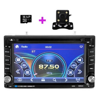 

Car GPS Navigation 6.2 inch Touch Screen Universal Car Radio Multimedia Player Bluetooth Rear Camera Car GPS Accessories