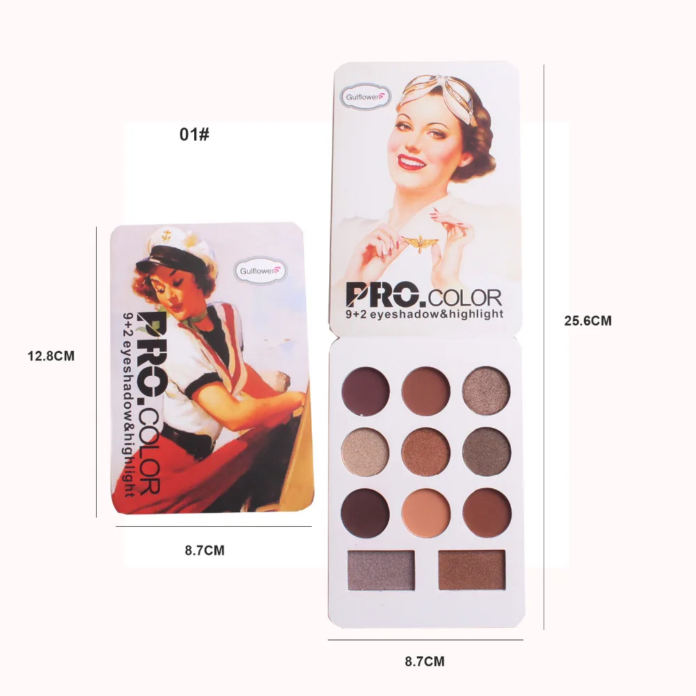 

11 ColorMatte Eyeshadow Palette Nude Minerals Professional EyeShadow Powder Pigment Cosmetic Waterproof Matte Eyeshadow Pallete