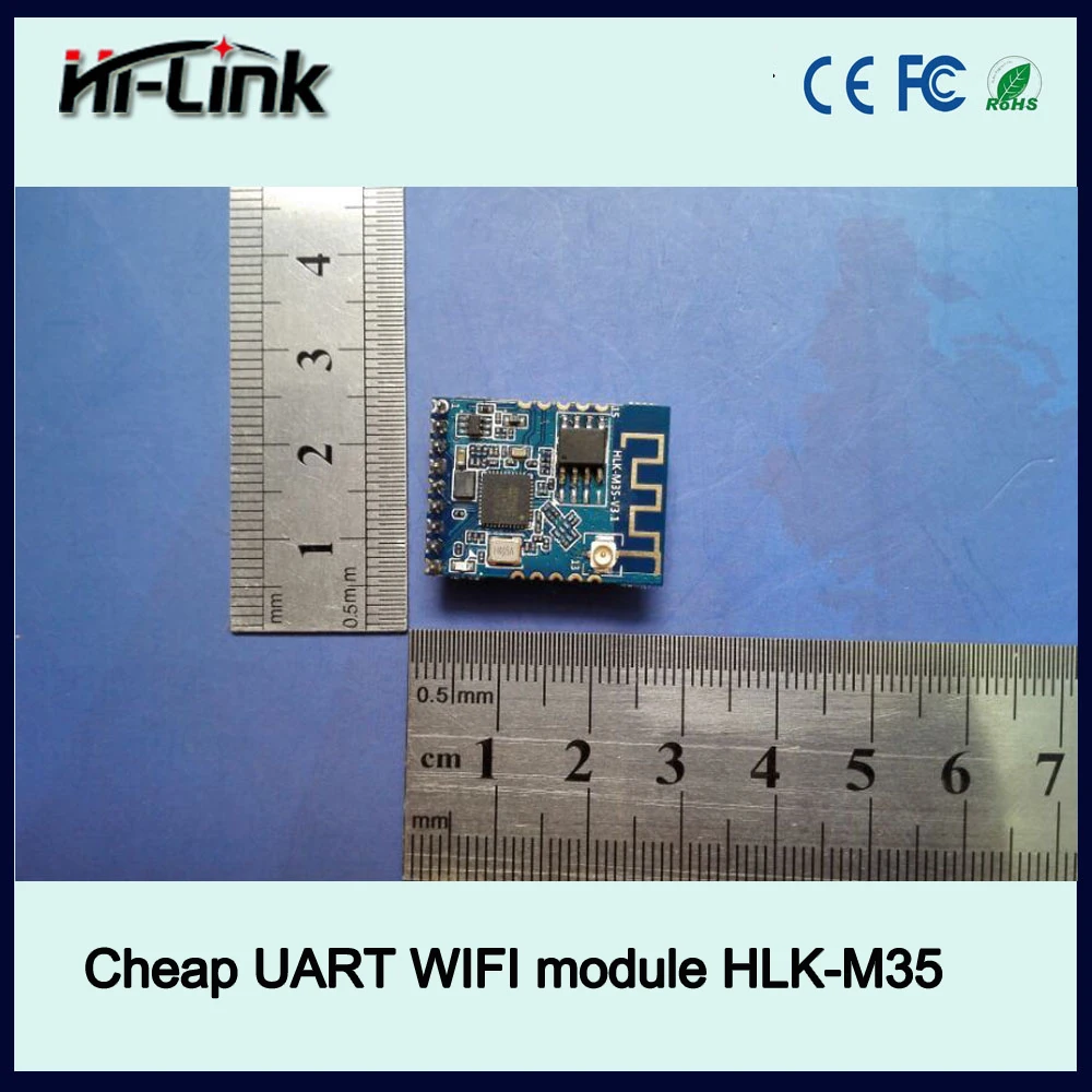 Подключаемый модуль wi-fi UART с функцией smart link HLK-M35