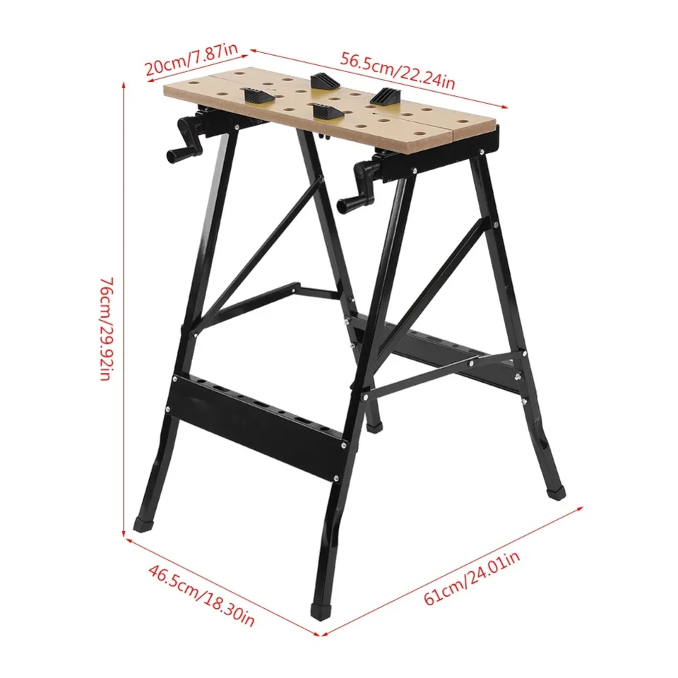 Folding Work Table Tool Workshop Repair Tools Table Shop Workbenc