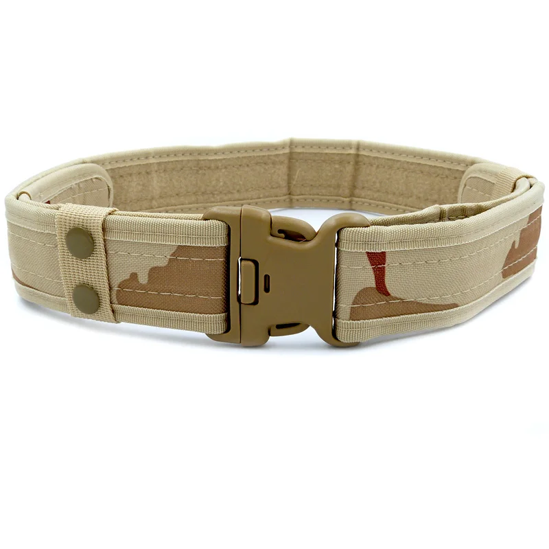 

Outdoor Security Tactical Belt Durable Waistband Combat Gear Adjustable Heavy Duty Police Military Equipment Accessories