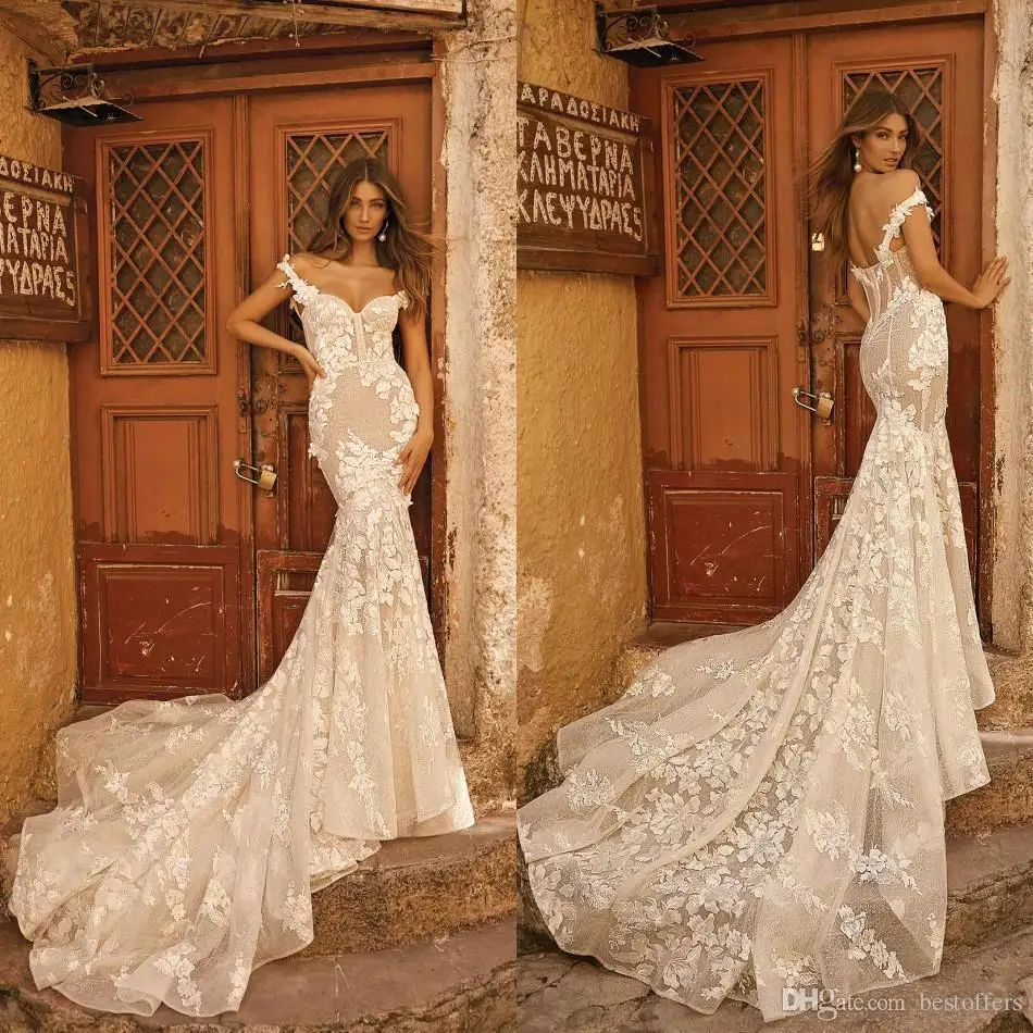 Vestidos De Novia вырез сердечком длинное платье с юбкой-годе Свадебные платья Сексуальная Прямая спина свадебное платье с аппликацией