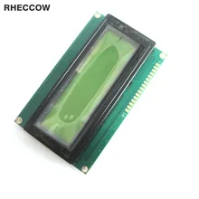 Rheccow 3.3 В характер ЖК-дисплей модуль Дисплей LCM 2004a 2004 204 20x4 желтый зеленый подсветки черного характера для малина pi