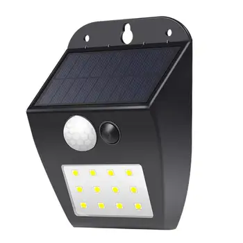 

12 LED Solar Motion Sensor Wall Light Waterproof Garden Yard Security Lamp