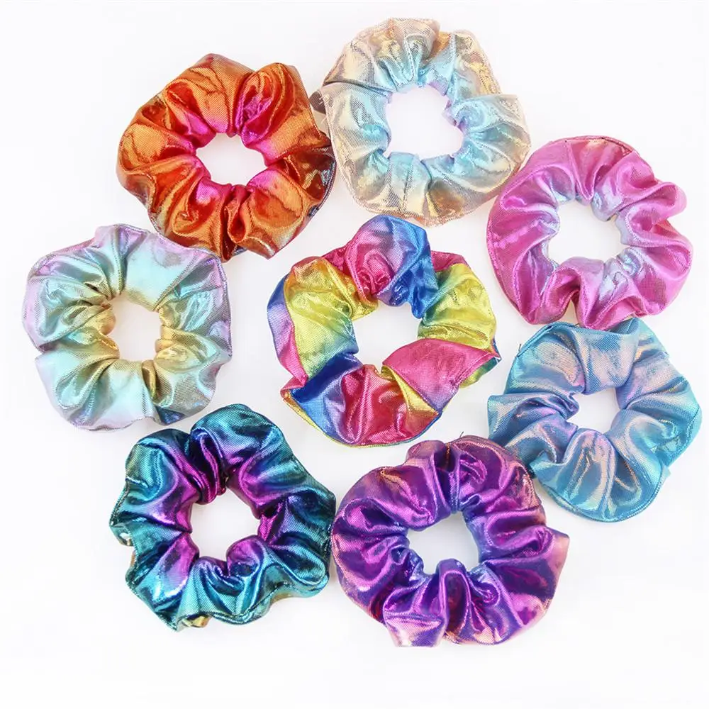 1Pc 2020 New Multicolor Scrunchies Gum For Hair Accessories Women Elastic Rubber Bands Ponytail Holder Headdress | Аксессуары для