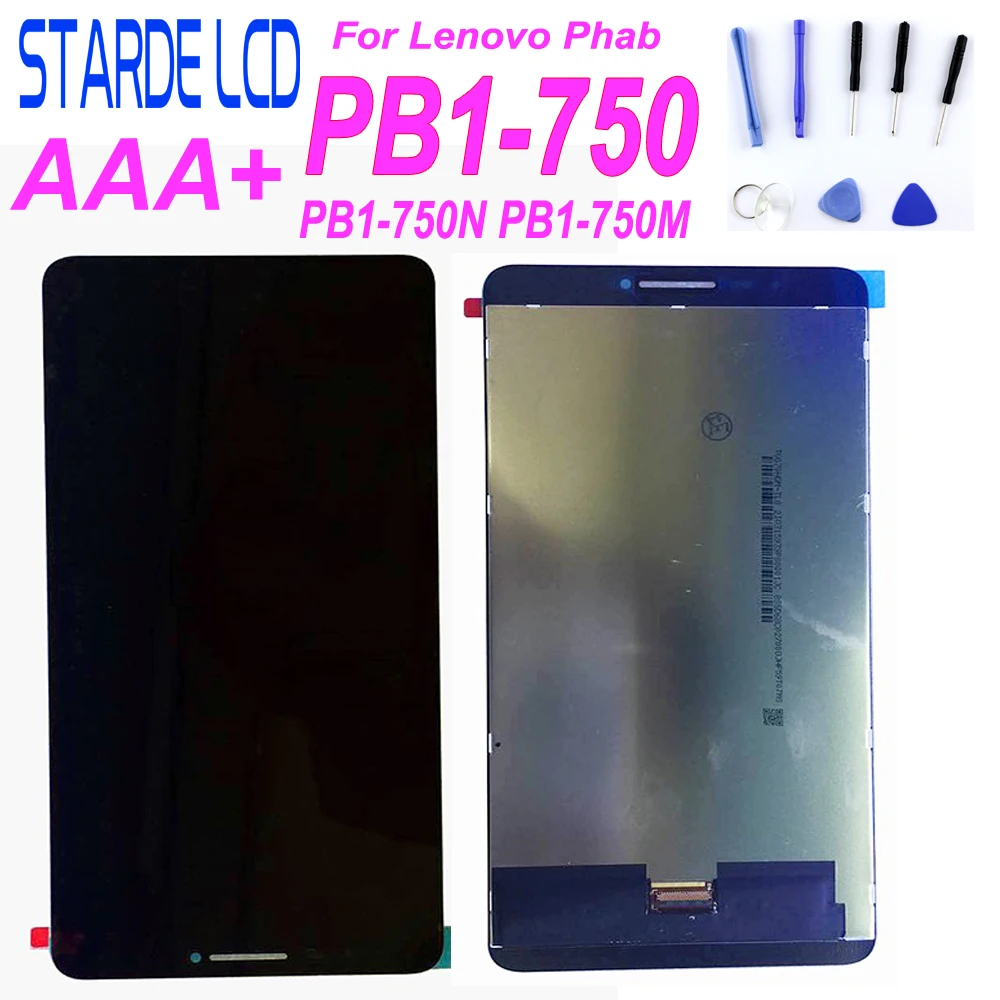 

Starde LCD For Lenovo Phab PB1-750N PB1-750M PB1-750 LCD Display Touch Panel Screen Digitizer Assembly with Free Tools