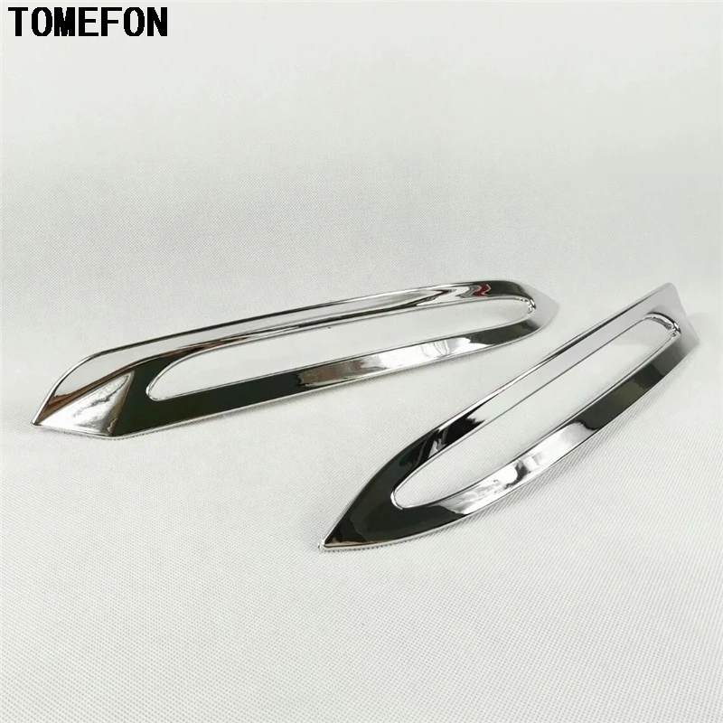 

For Benz GLC 2016 2017 X205 ABS Chrome Car Rear Fog Light Cover Exterior Decoration Auto Accessories 3D 2PCS