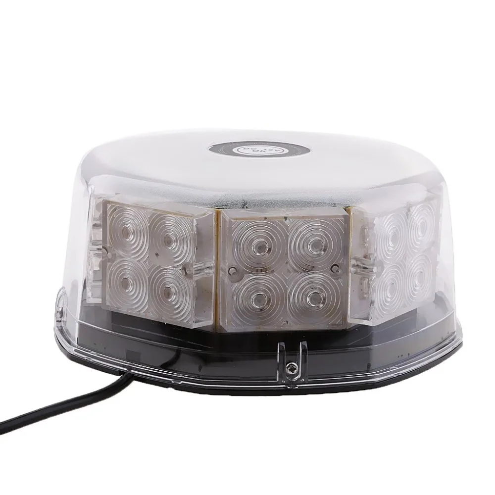 32 LED Amber Red Blue Car Roof Top Emergency Flashing lights Police Warning Strobe lamp 12V Vehicle safety signal light beacon 32 LED Amber Red Blue Car Roof Top Emergency Flashing lights Police Warning Strobe lamp 12V Vehicle safety signal light beacon
