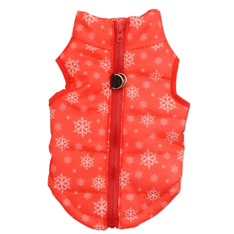 

Small Pet Dog Soft Padded Vest Harness Puppy Doggy Warm Clothes Coat dog clothes Red&Black