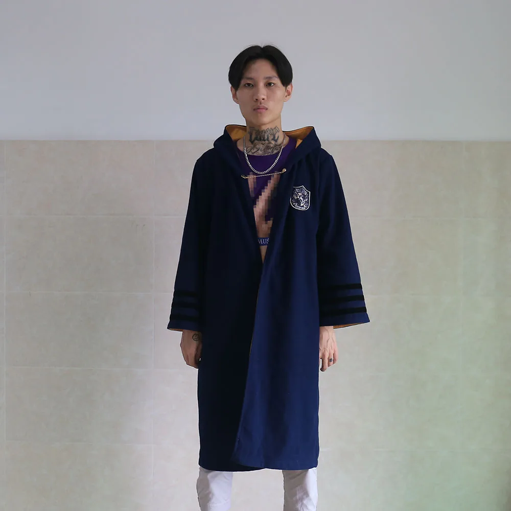 Фантастические звери: The Crimes of Grindelwald Newt Scamander Robe плащ на Хэллоуин Рождество для взрослых детей Hufflepuff накидка с принтом