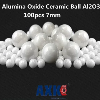 

2019 Real New Thrust Bearing Rolamentos 100pcs 7mm Alumina Oxide Ceramic Ball Al2o3 For Bearing/pump/linear Slider/valvs Balls