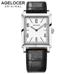 Часы для женщин AGELOCER оригинальный Montre Femme платье часы Роскошные женские наручные часы женские повседневное кожа наручные