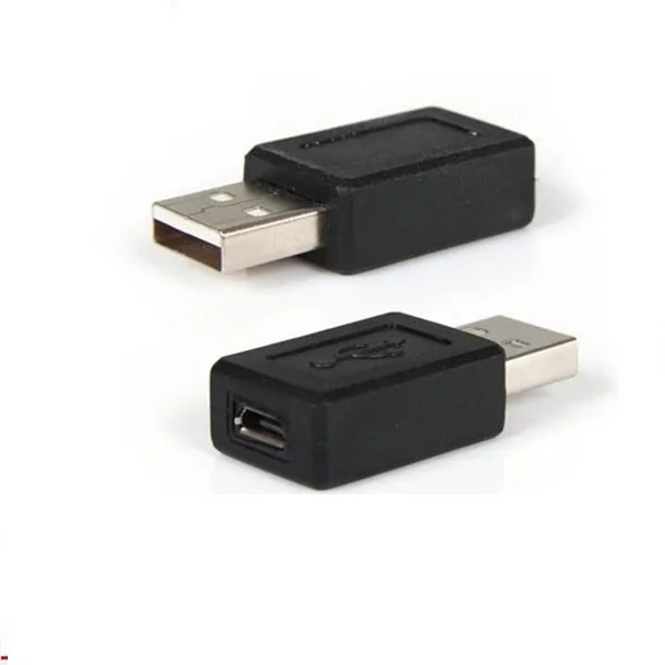

New USB 2.0 Male A to Micro USB B 5 Pin Female Adapter Connector  USB 2.0 A Male to Micro Female converter black  freeshipping