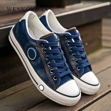 Vulcanized Shoes Women Canvas Sneakers Flat Denim Casual Shoes Women Trainers Stars Ladies Sneakers Rubber Sole Zapatos Mujer