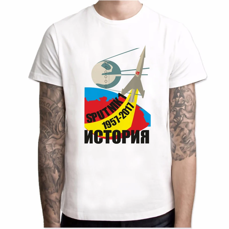 CCCP USSR Gagarin T Shirt men New Design New Printed Short Sleeve Men's Summer Cool O-neck Men Clothing CCCP USSR Gagarin T Shirt men New Design New Printed Short Sleeve Men's Summer Cool O-neck Men Clothing