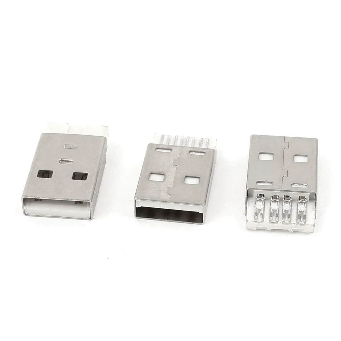 55 шт. DIY USB 2 0 Тип A припой 4 Pin штекер Разъем гнездо|Соединители| |
