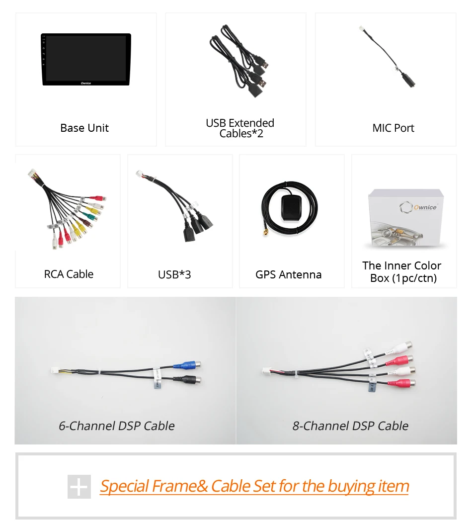 Top Ownice K3 Android 9.0 Quad Core Car Radio Universal DVD Multimedia Player 2GB RAM 16GB ROM GPS Navigation DVD Support Bluetooth 34