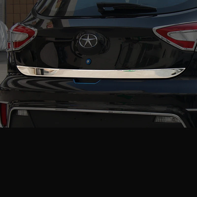 

Lsrtw2017 Stainless Steel Car Rear Trunk Bumper Anti-scratch Strip for Jac Refine S2 2016 2017 2018 2019 2020