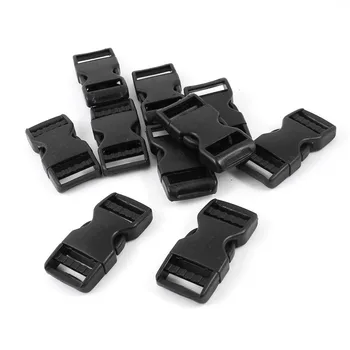 

Hard Plastic Buckle Backpack Closure Fast 10 pieces Black