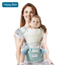 Happybear, переноска для детей, дышащий рюкзак кенгуру для путешествий, слинг для младенцев, переноска на пояс, табурет кенгуру, набедренное сиденье для ребенка