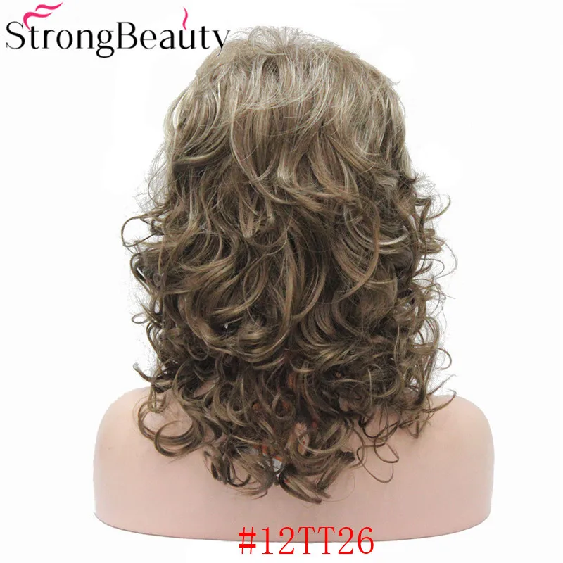 E-1560AL-AA 12TT26new light reddish brown mix with blonde curly 20 long women' synthetic hair wig (6)