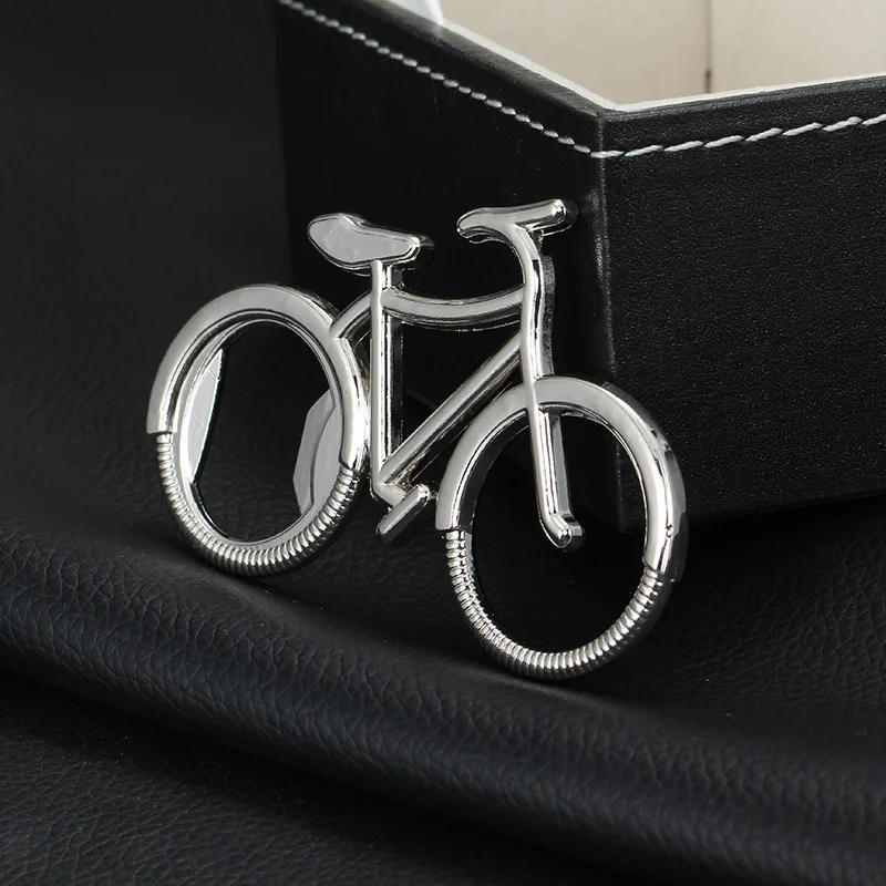 Металлическая открывалка для пивных бутылок милый велосипед брелок для ключей кольца для возлюбленной бутылка для велосипедиста открывалки креативный подарок для велоспорта
