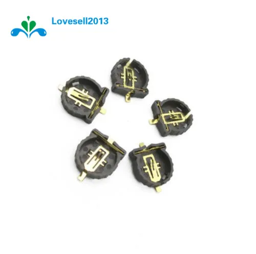 

10PCS Button Battery Socket Clip Holder Box Case Portable CR1220
