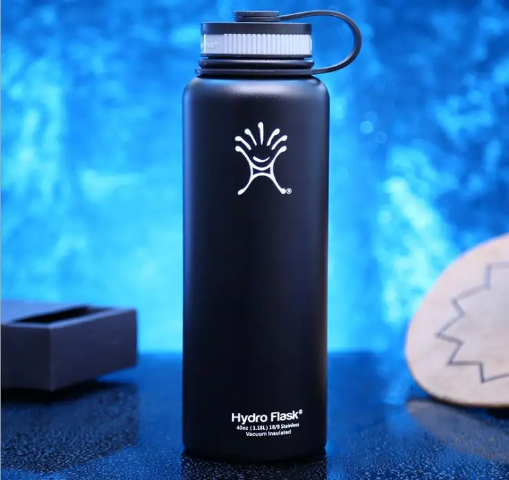 

Best-Selling Original Hydro Flask With 32 OZ Stainless Steel Outdoor Vacuum Heat Preservation Pot Water Bottles Navy Blue Color