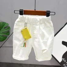 Летние пляжные шорты для маленьких мальчиков, лидер продаж, Повседневные детские штаны, брюки, одежда, тонкие детские шорты с эластичной резинкой на талии для детей 2-6 лет