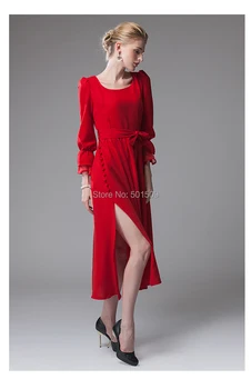 

Free shipping red chiffon flare lace full sleeve vitoria dress long medieval Renaissance Victorian Gothic Lo/Marie Antoinette